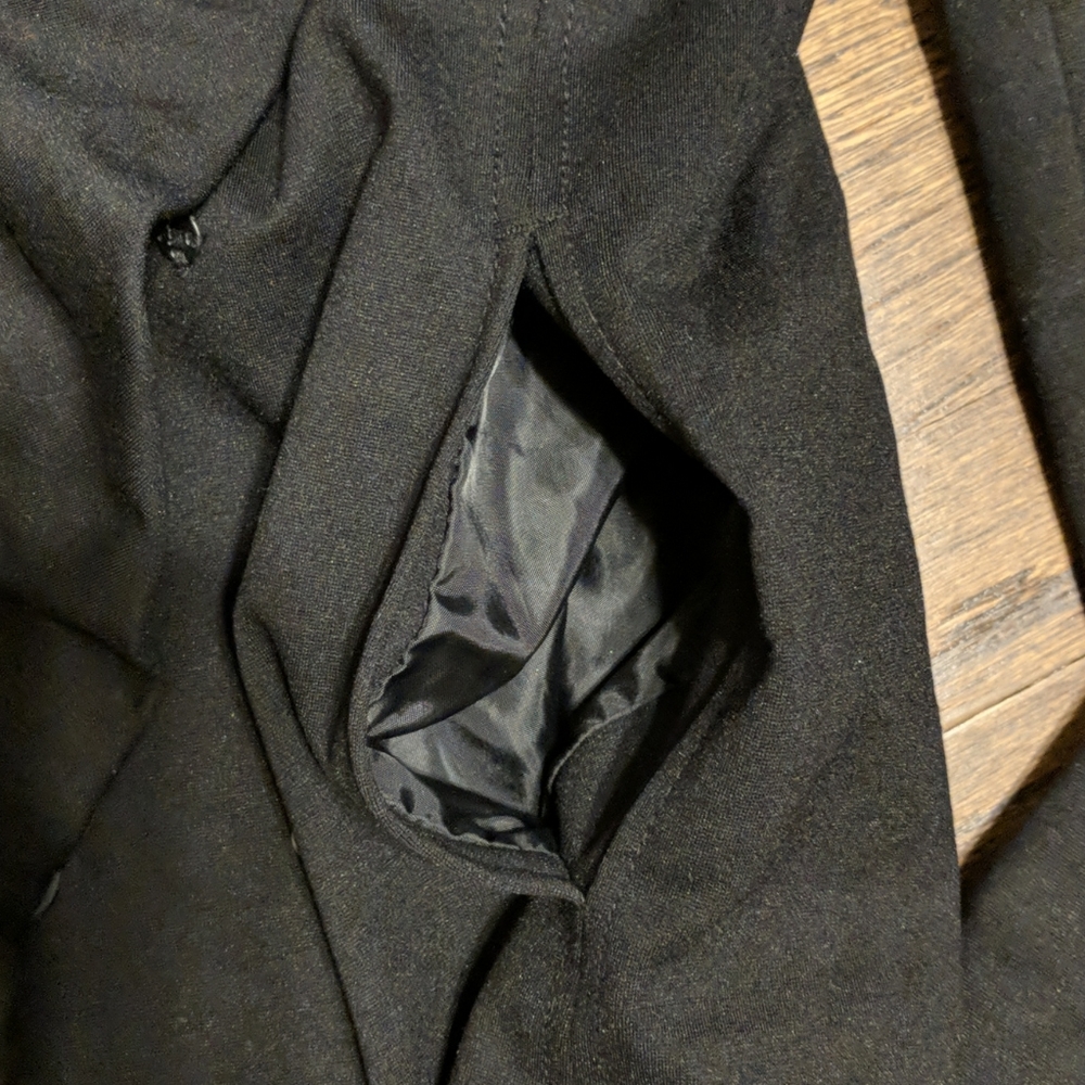 INC Ruffle Front hip length Jacket - Picture 6 of 15